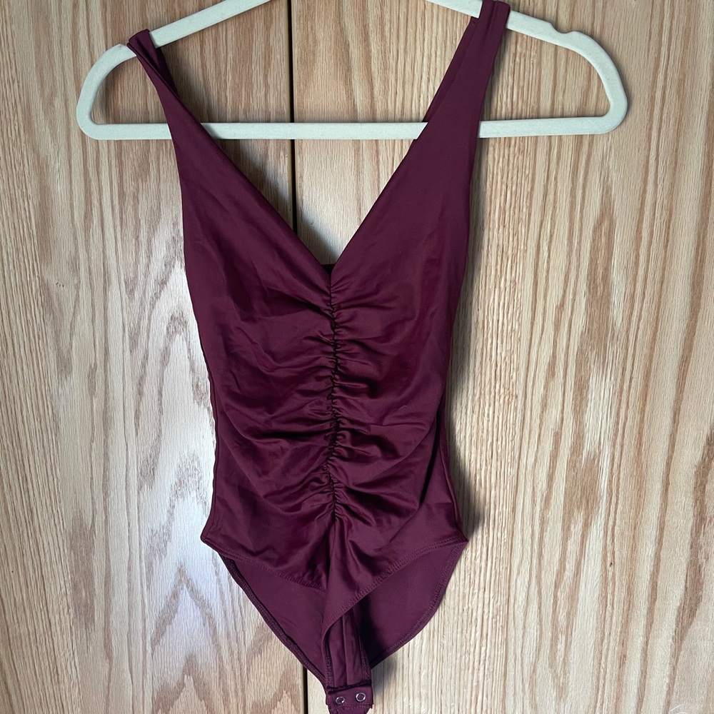 ruched bodysuit